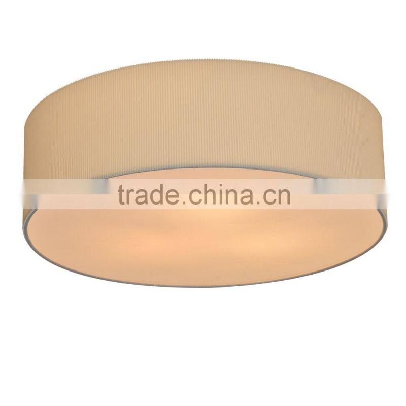 Modern hotel simple big round fabric ceiling lamp,Big round fabric ceiling lamp,Fabric ceiling lamp C2003