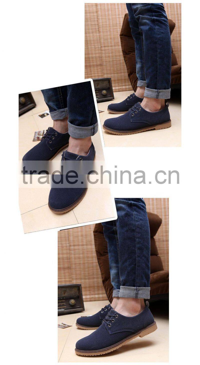 2015 European style Men's Swede Leather Shoes Cow Muscle Outsole Casual Loafers Sneakers for Men Flats shoes