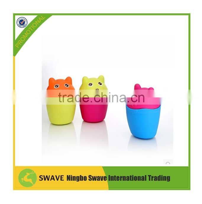 2016 Fashional and lovely anymal shape safety Multifunctional baby wash hair bath shampoo rinse cup P76780