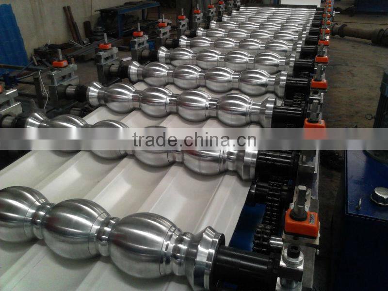 steel structural step tile roof roll forming machine tile making machine