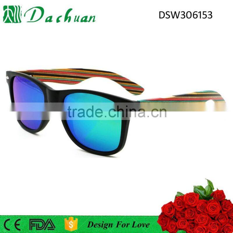 OEM China wholesale factory wood glasses handmade custom skateboard polarized wood sunglasses factory