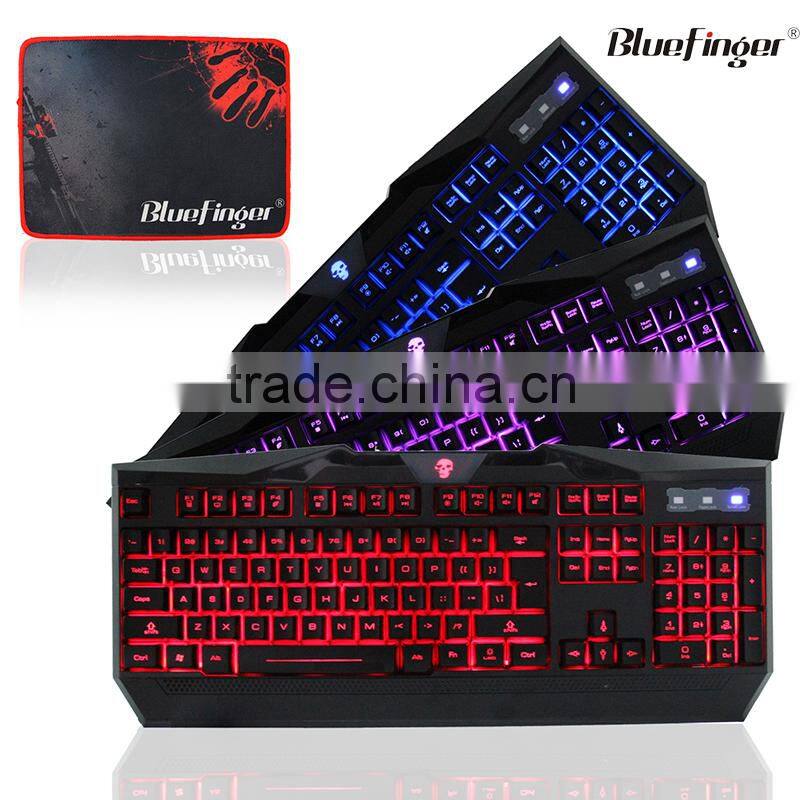 Custom colored Backlit LED Wired shenzhen Gaming Keyboard for Laptop Desktop