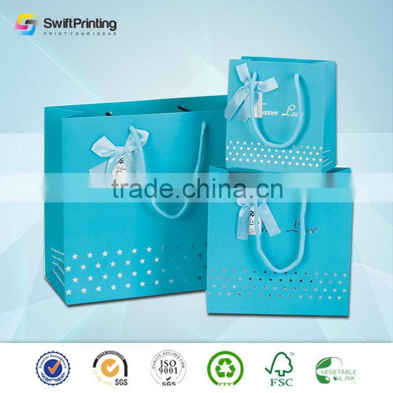 Factory latest oem cute paper gift bag