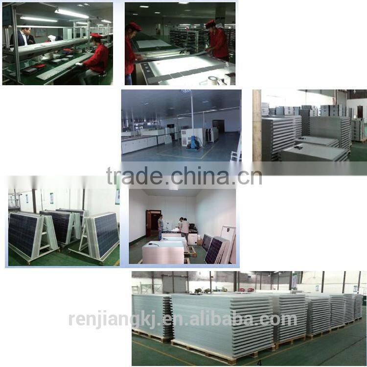 RJ A grade 10 years warranty solar pv panel 280W 36V