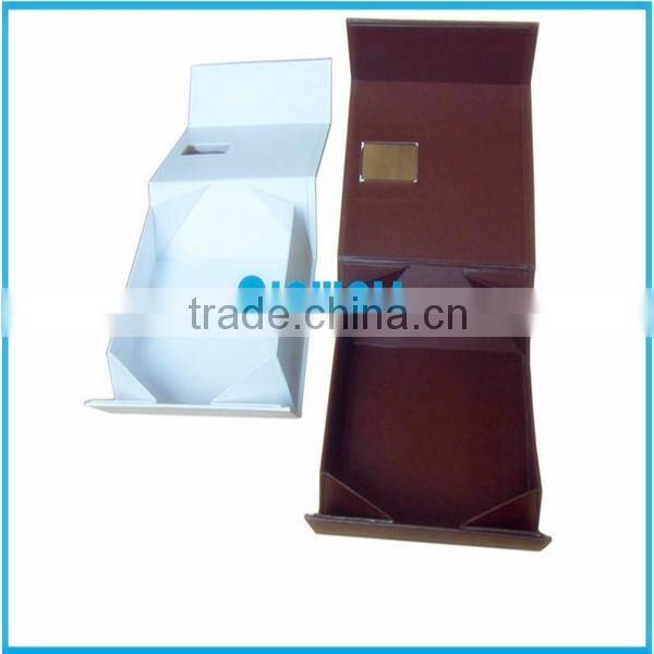 Folding human hair box