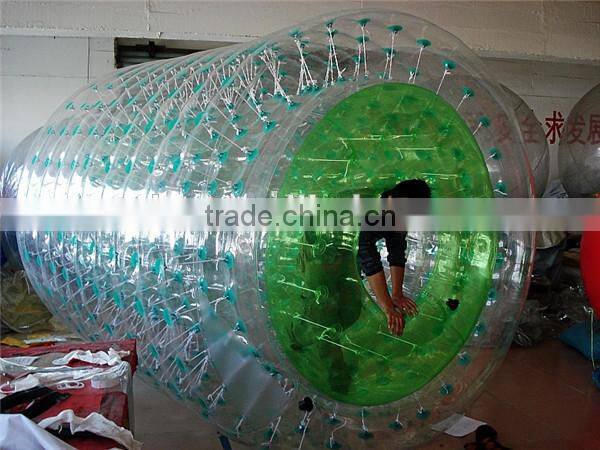 hot sale inflatable water walking fun roller / Inflatable Water Ball for Inflatable water sports for aqua park