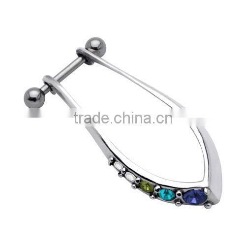 Helix Shield Cartilage Piercing Earring