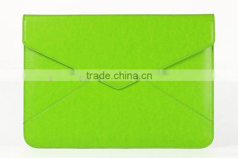 Fashion design leather sleeve for Macbook air/Pro