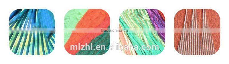 Knitting pleated fabric printing dresses fabric