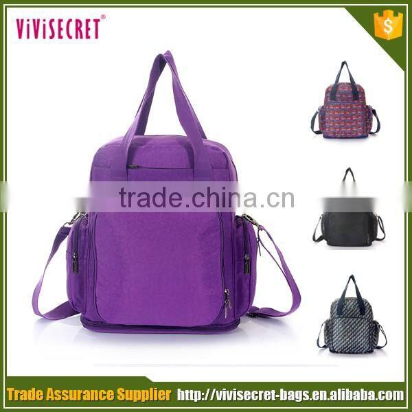 China oem supplier 2016 new products nappy bag organiser backpack baby bag