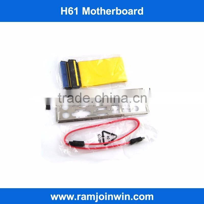 Dual channel ddr3 LGA1366 H61 mini itx motherboard for 4 lan