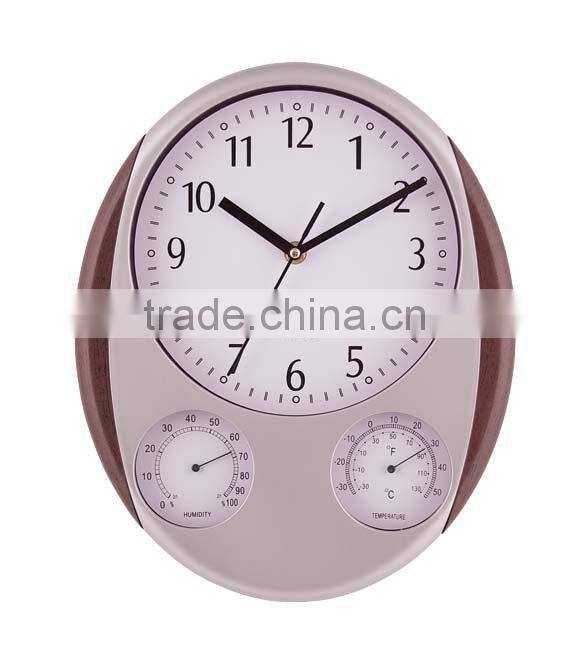 Weather Station Wall Clock YZ-8949B