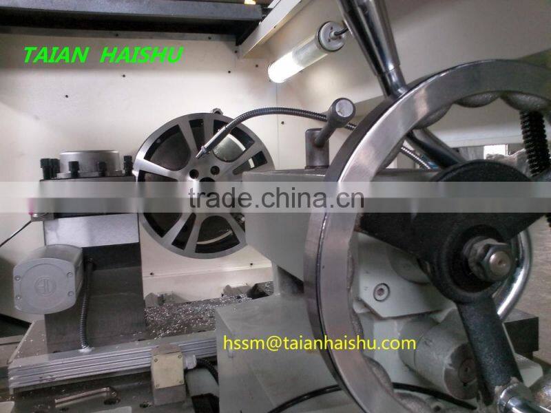 cnc machine for alloy wheels CK6190W rim repair machine