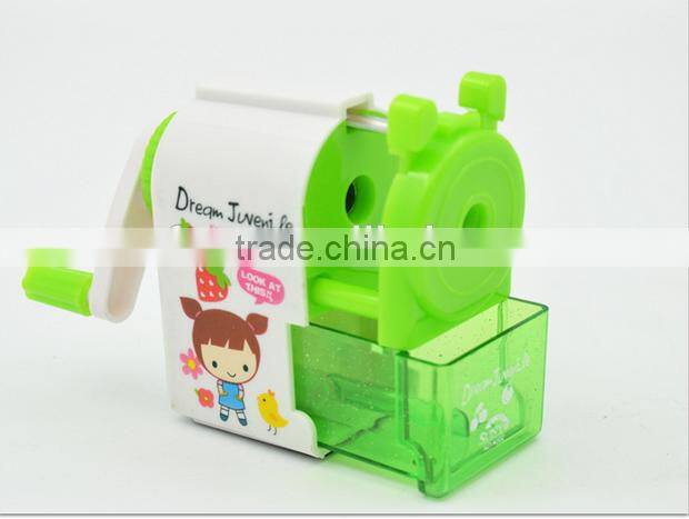 School Stationery Manual Pencil Sharpener / Hand Crank Cool Pencil Sharpener / Pencil sharpener cutting machine