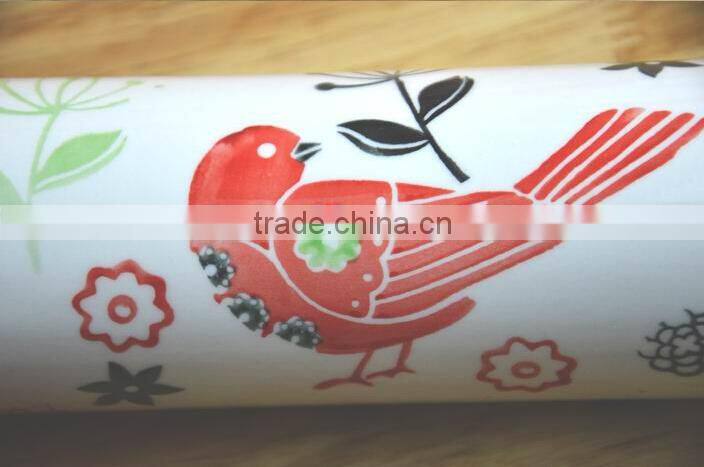 2015 Creative Design Wood and Ceramic Material Rolling Pin for Sale