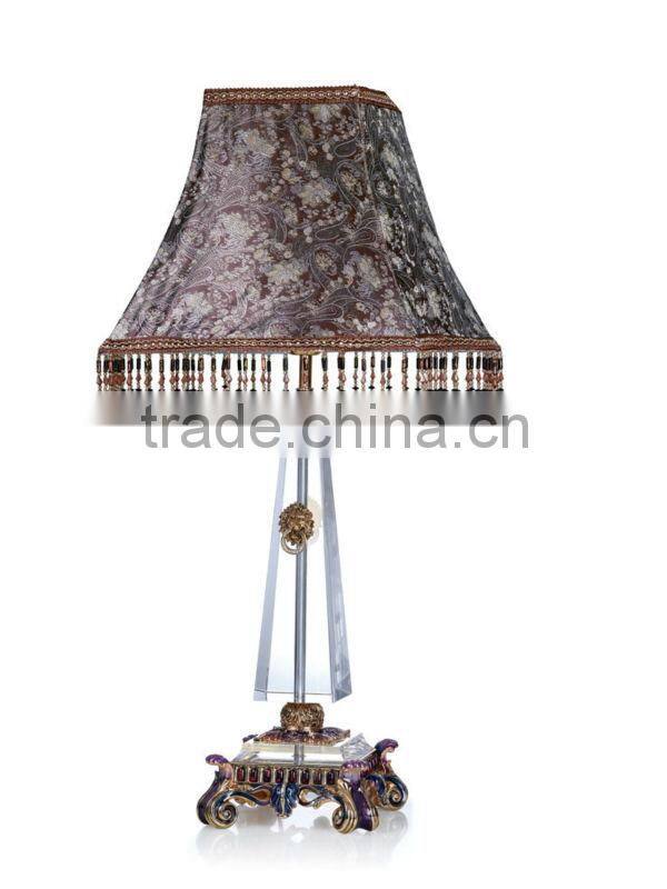 RORO Majestic Demeanor enamel crystal glass table lamp home decoration craft and gift
