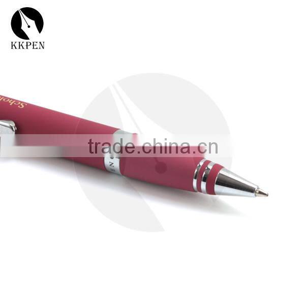 KKPEN Fashion popular red rubber ink ball pen