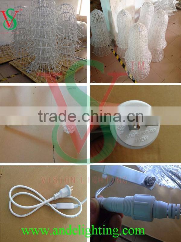 Wholesale christmas holiday bell led light hanging bell light