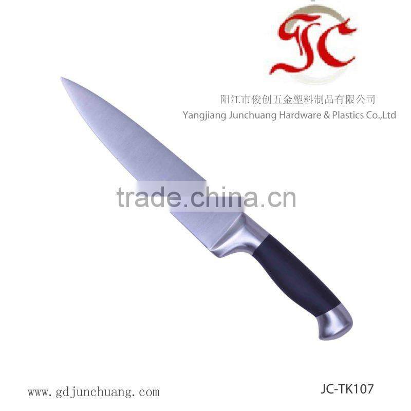 2016 Hollow handle TPR printing 8 inch chef knife