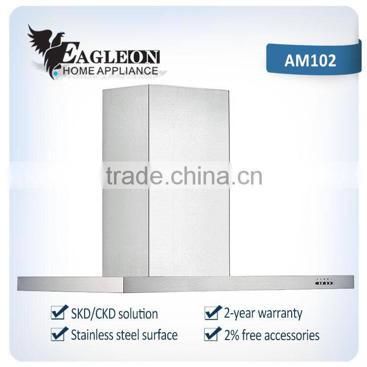 2016 new design range hood/chimney AM102