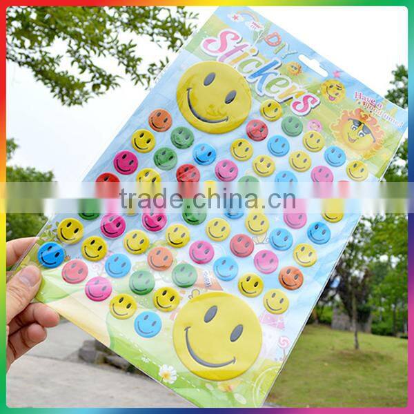 sakura momoko pattern puffy sticker for boys and girls