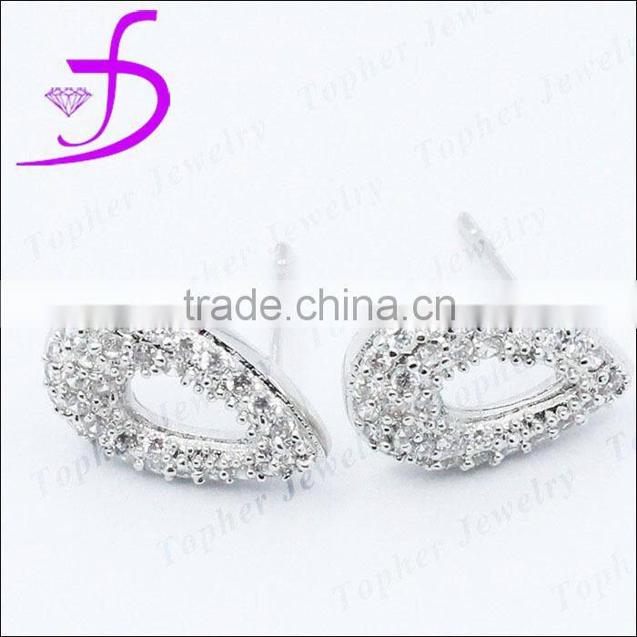 Hot Sale Charm Low Price Handmade 925 Silver Jewelry magnetic ear studs
