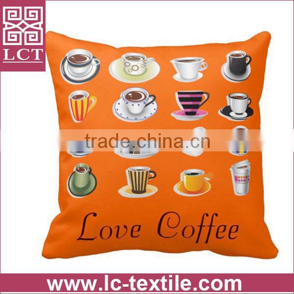 Supply heat transfer printing advertising pillow with synthetic-filled insert included(LCTP0012)