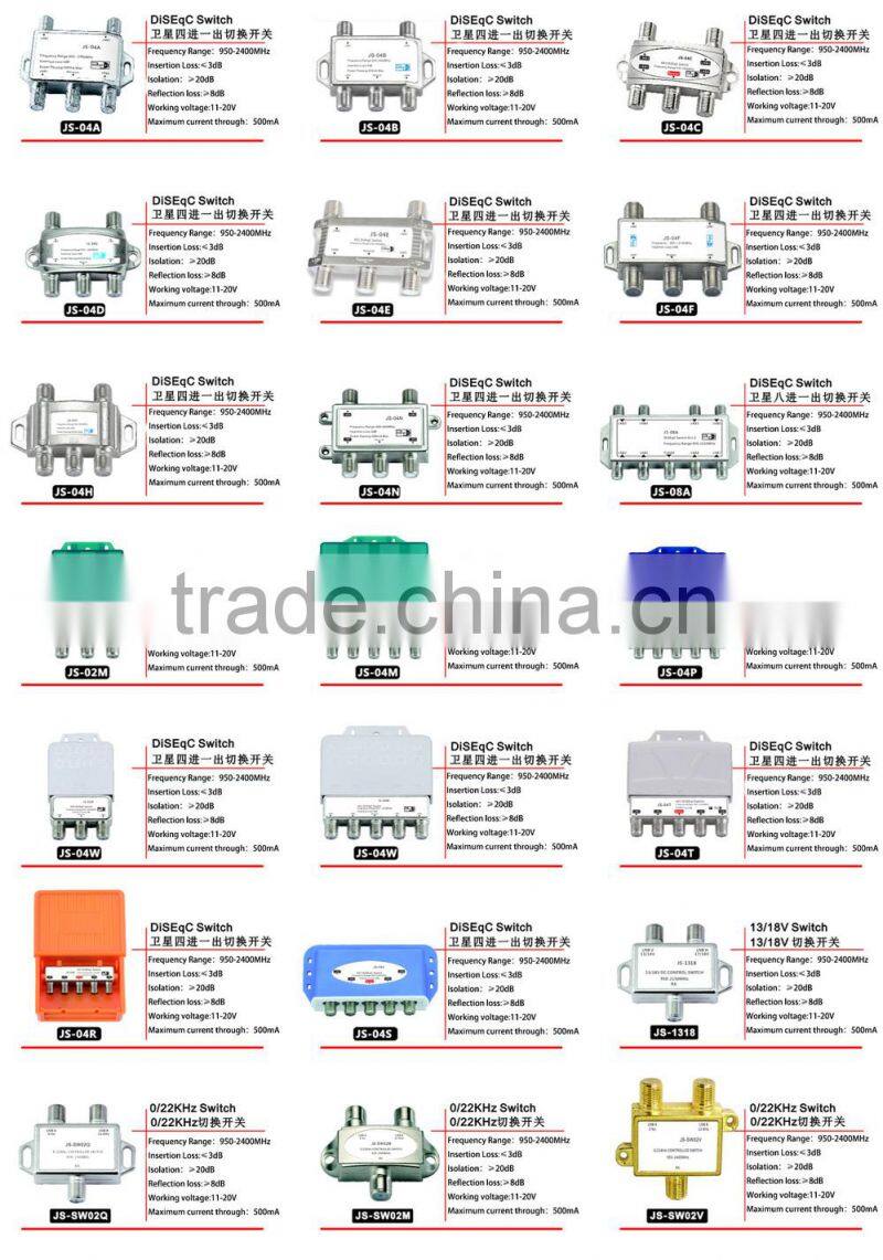 Satellite 4-Way Splitter