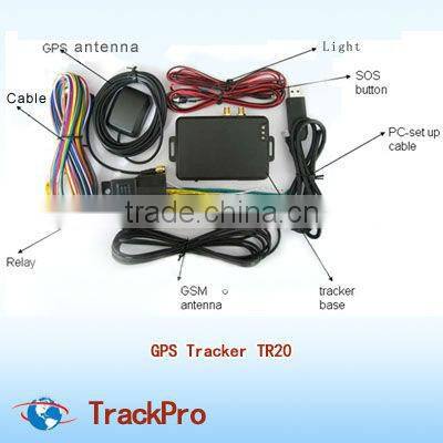 GPS/GSM/GPRS vehicle tracking system with speed alarm