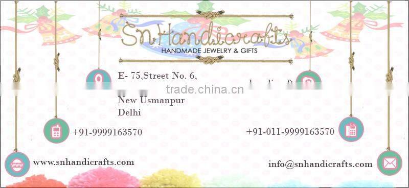 Highly Demanded Top Selling Handmade Gold Beaded Napkin Ring available for Sale