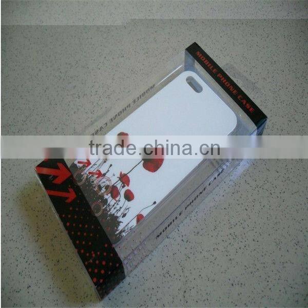 factory printing transparent plastic phone box