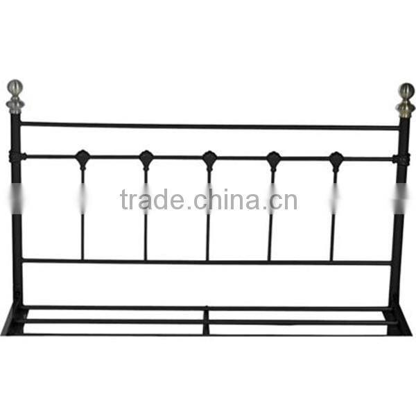 European style bed with brass