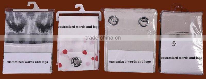 wholesale fancy curtain designs polyester metal eyelet custom shower curtain