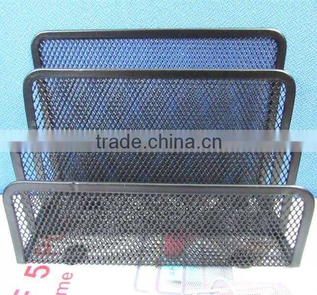 metal mesh office set of 5 pcs ,mesh document tray magazine