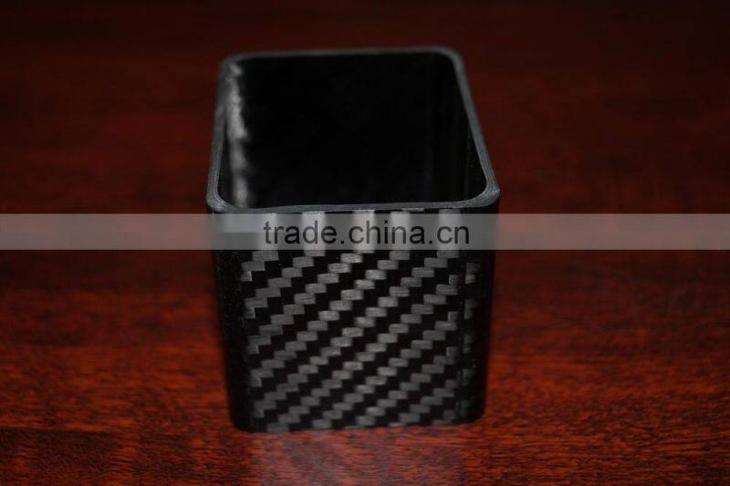High performance carbon fiebr suqare tube in China