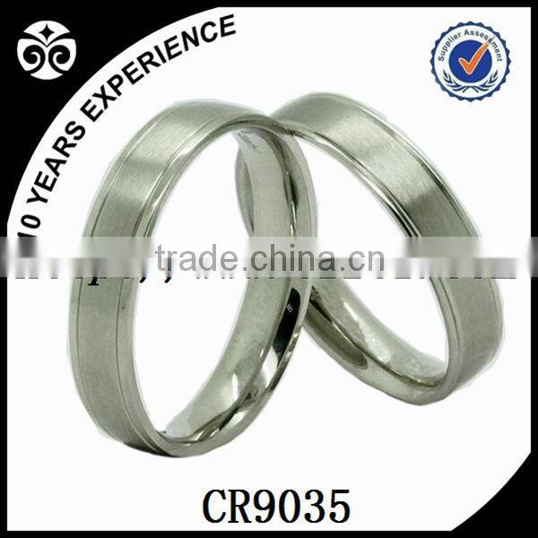 Rose gold plated,simple wedding ring