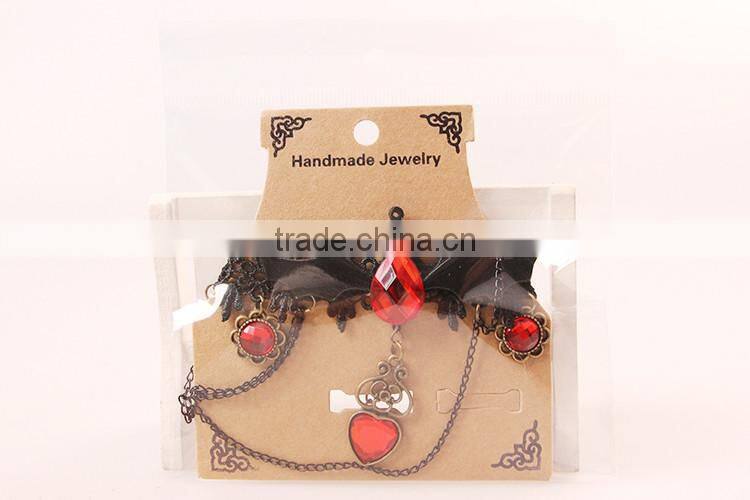 MYLOVE hot Halloween jewelry lace bracelet with bat very sexy MLS288