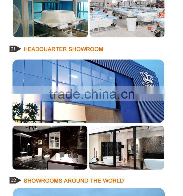 CRW OCY287CS Rectangle Freestanding Soaking Bathtub