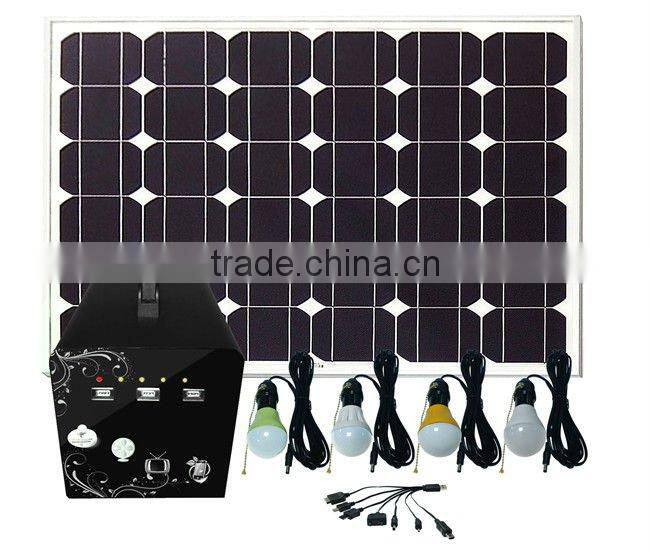 60w solar panel solar power system for home lighting