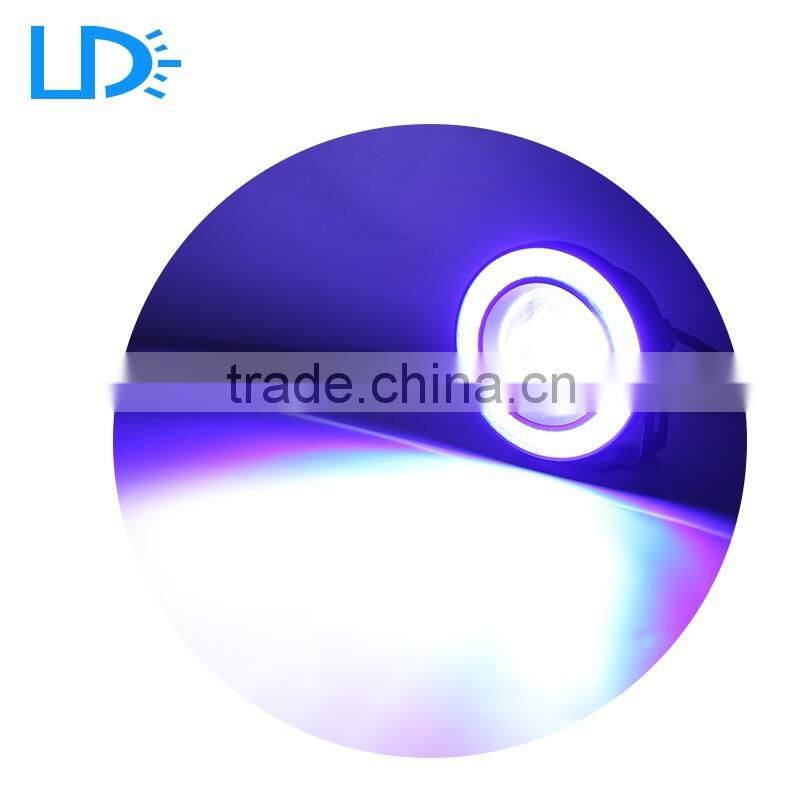 High quality 3.0 inch led spot light for motorcycle angel eyes fog lights