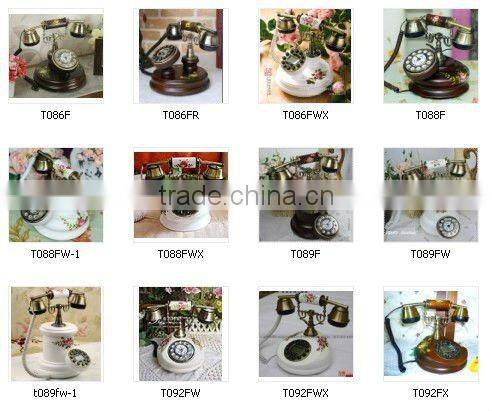 Vintage caller ID corded telephone