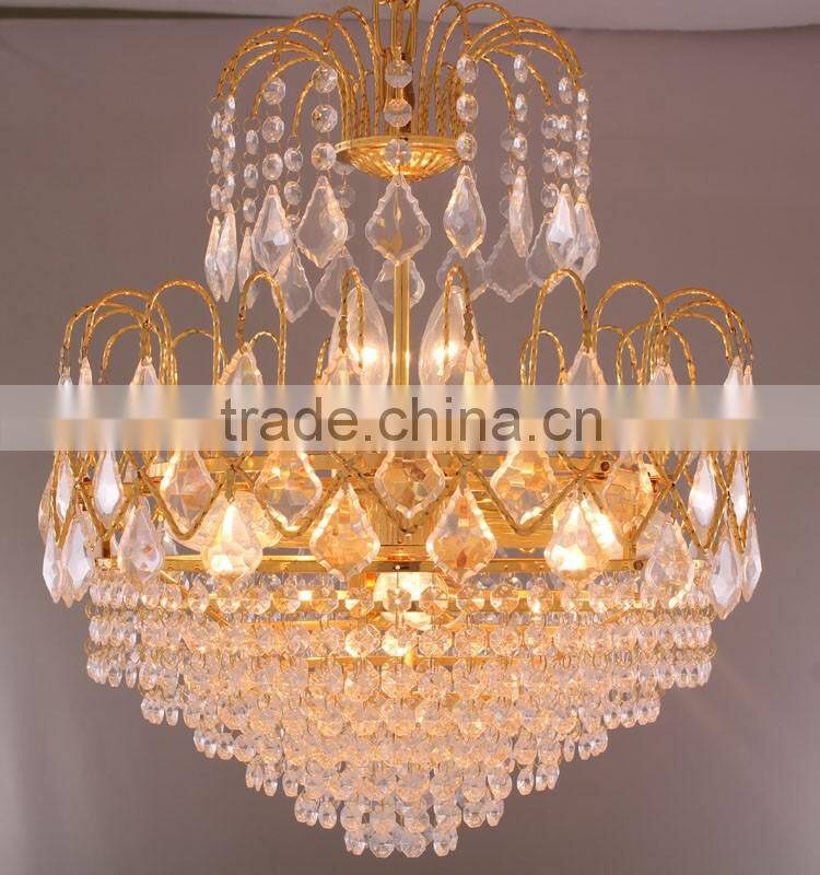 Crystal chandelier lighting for weddings decoration