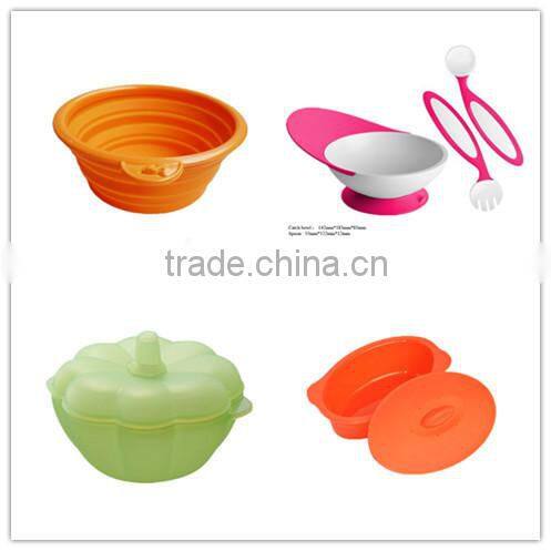 popular cheap silicone collapsible bowl