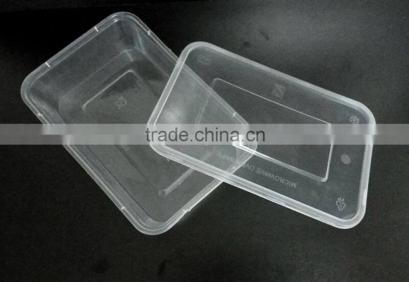 High quality plastic food container 500 ml food box