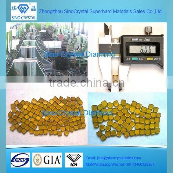 best quality yellow Synthetic rough industrial diamonds