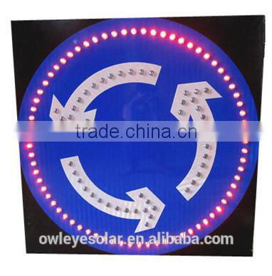 china supplier solar signal of giving way, flashing led traffic signage of giving way