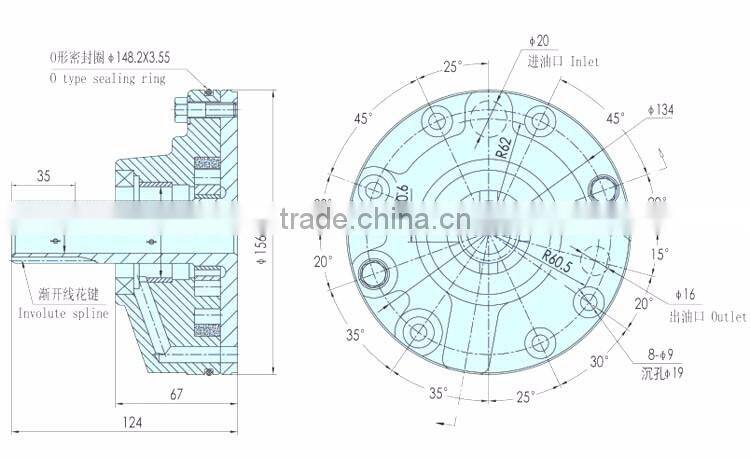 Heli TCM Unicarrier forklift transmission charge pumps forklift hydraulic pump