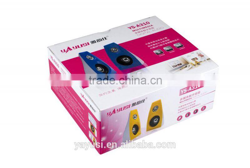 2.0 active mini loudspeaker box