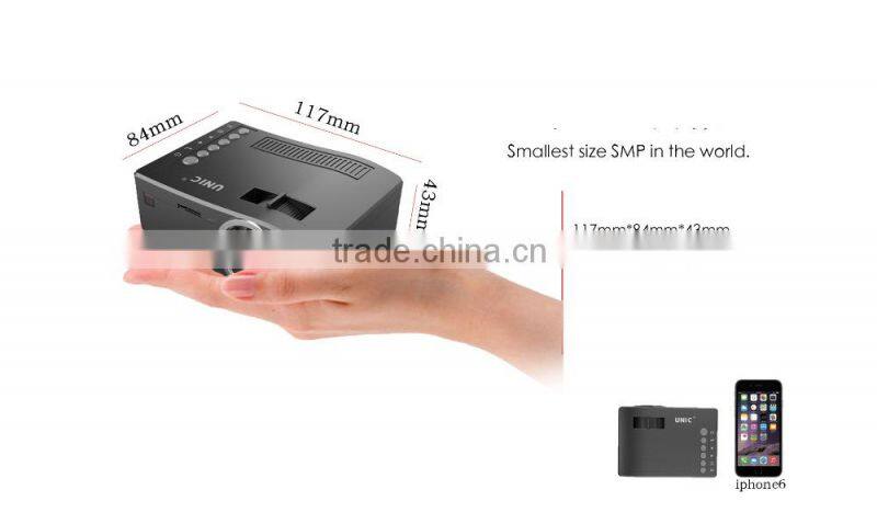 New Cheapest Full HD Mini LED 3D Projector UC18