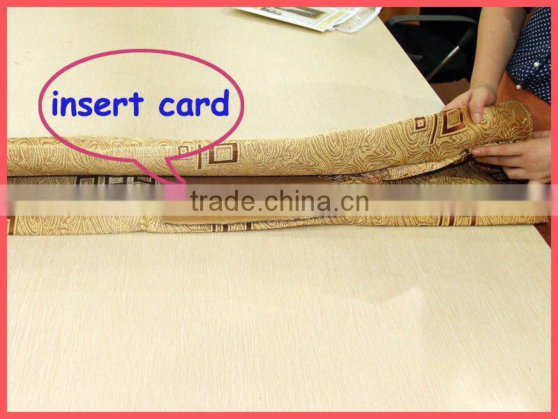 100% Polyester Blue and White Stripe Voile Finished Curtain Fabric Design(rideaux bleus marine)